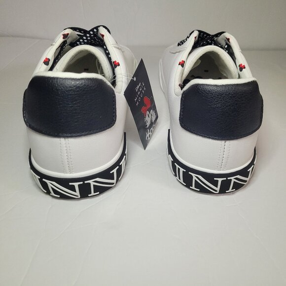 Disney Groundup Minnie Mouse White & Black Sneakers Women's Size 9.5 NWT - Picture 4 of 7